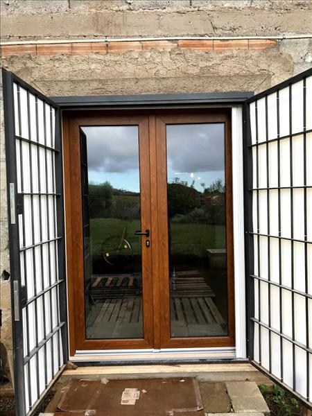 Porta in pvc tinto legno