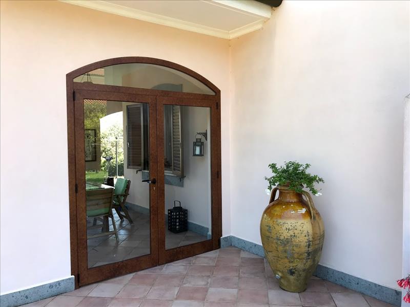 Porta in alluminio corten